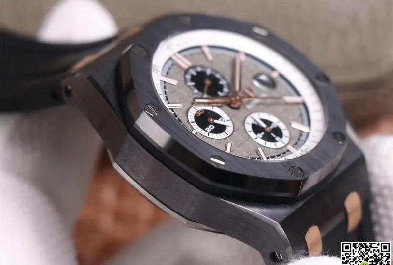 Audemars Piguet Royal Oak Offshore 26415CE.OO.A002CA.01 JF Factory 1:1 Best Edition Replica Watch Black Strap